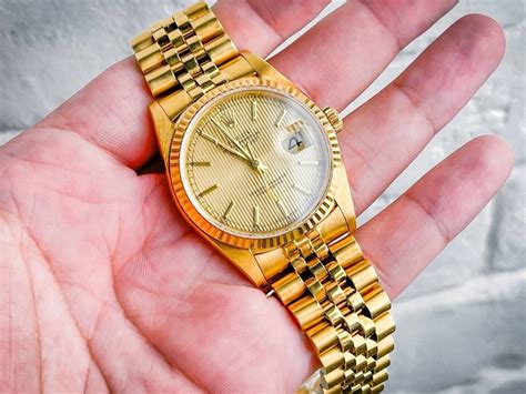 rolex 16018 bracelet|rolex datejust 1601 18k gold.